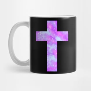 Pastel Nebula Cross Mug